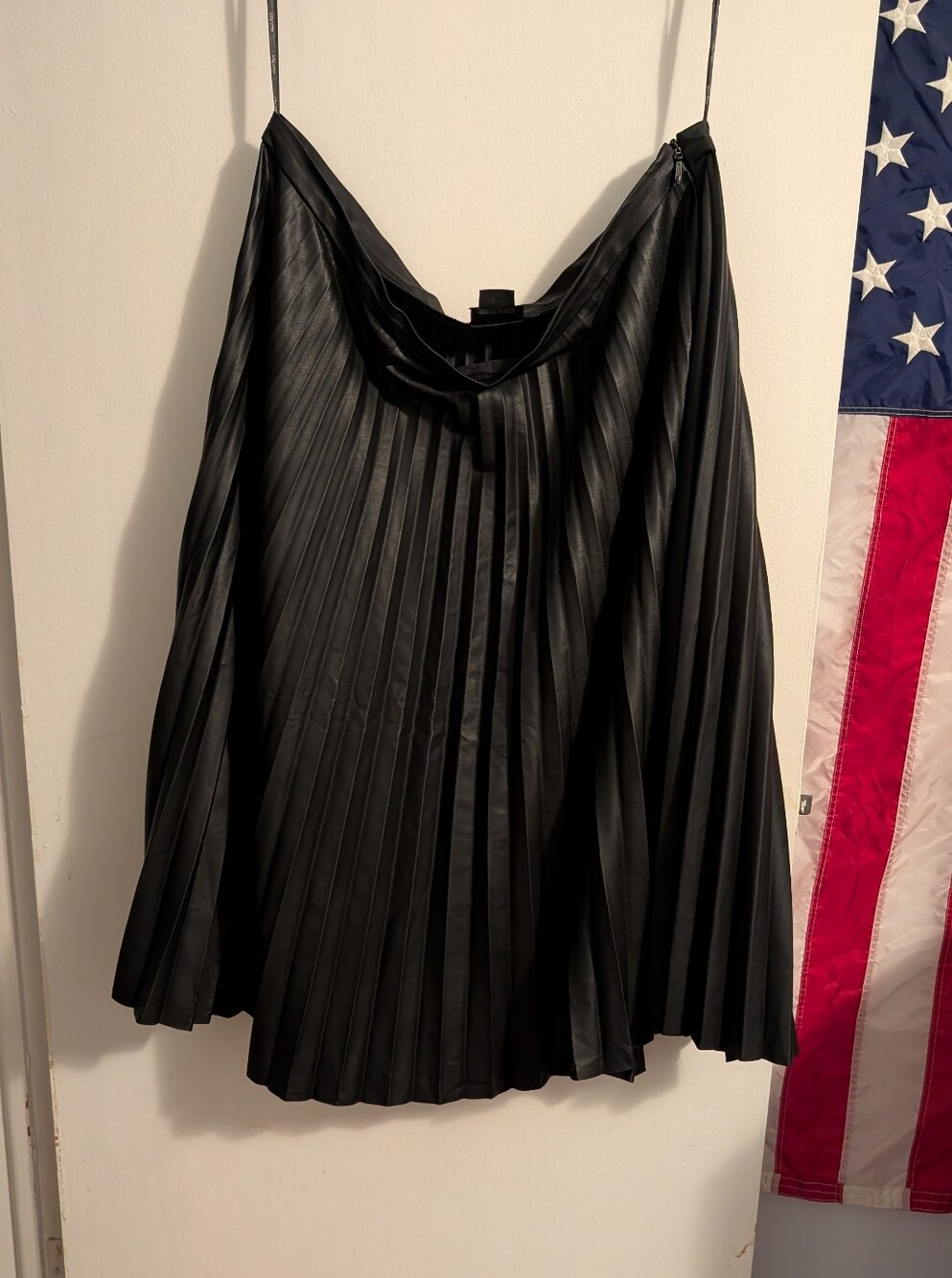 City Chic Faux Leather Skirt
